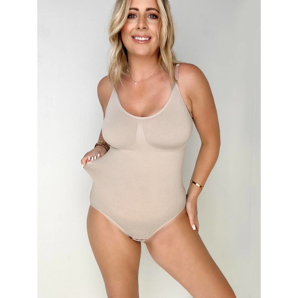 Smoothing Shapewear Bodysuit in Black Size 3X - Picture 3 of 9